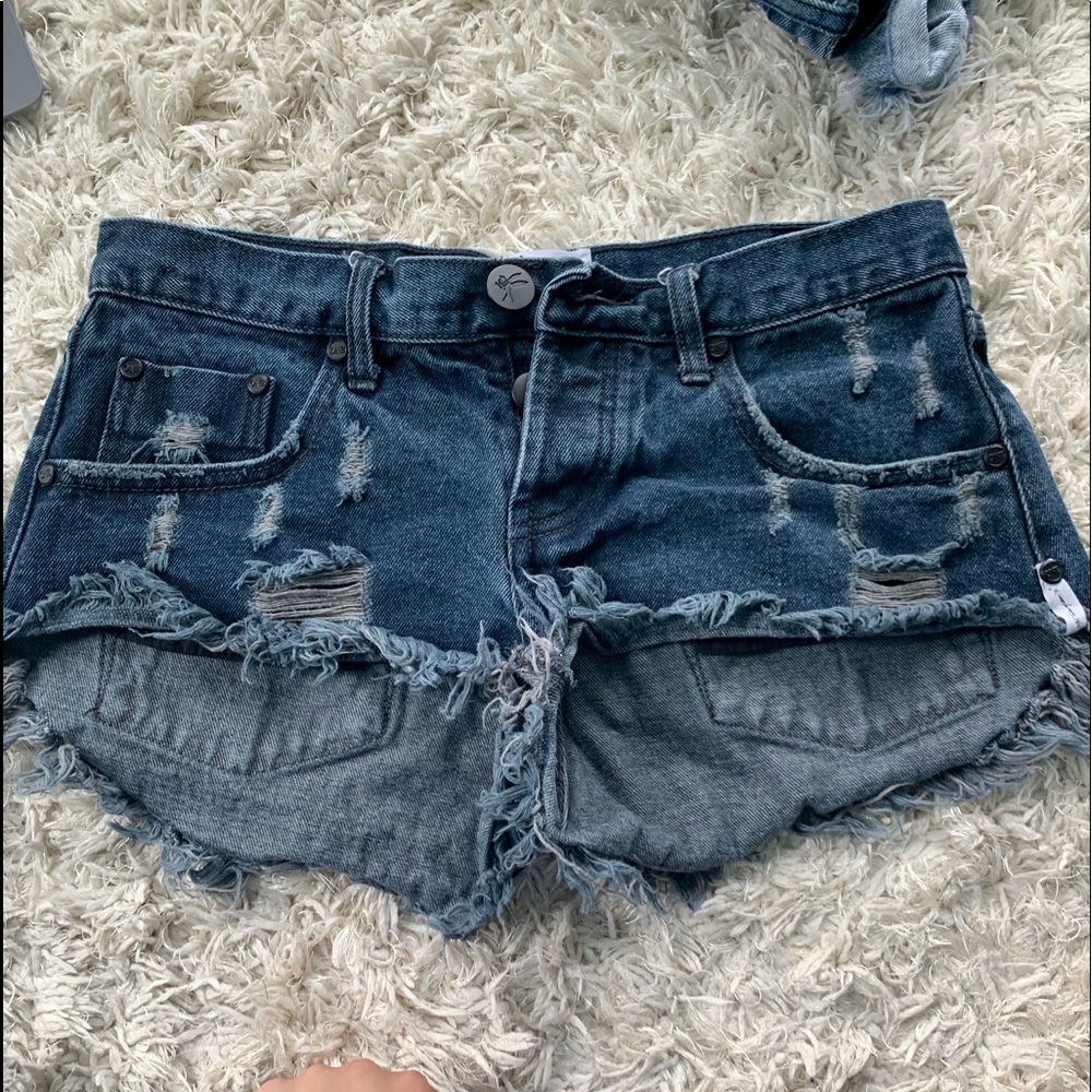 One Teaspoon jean shorts